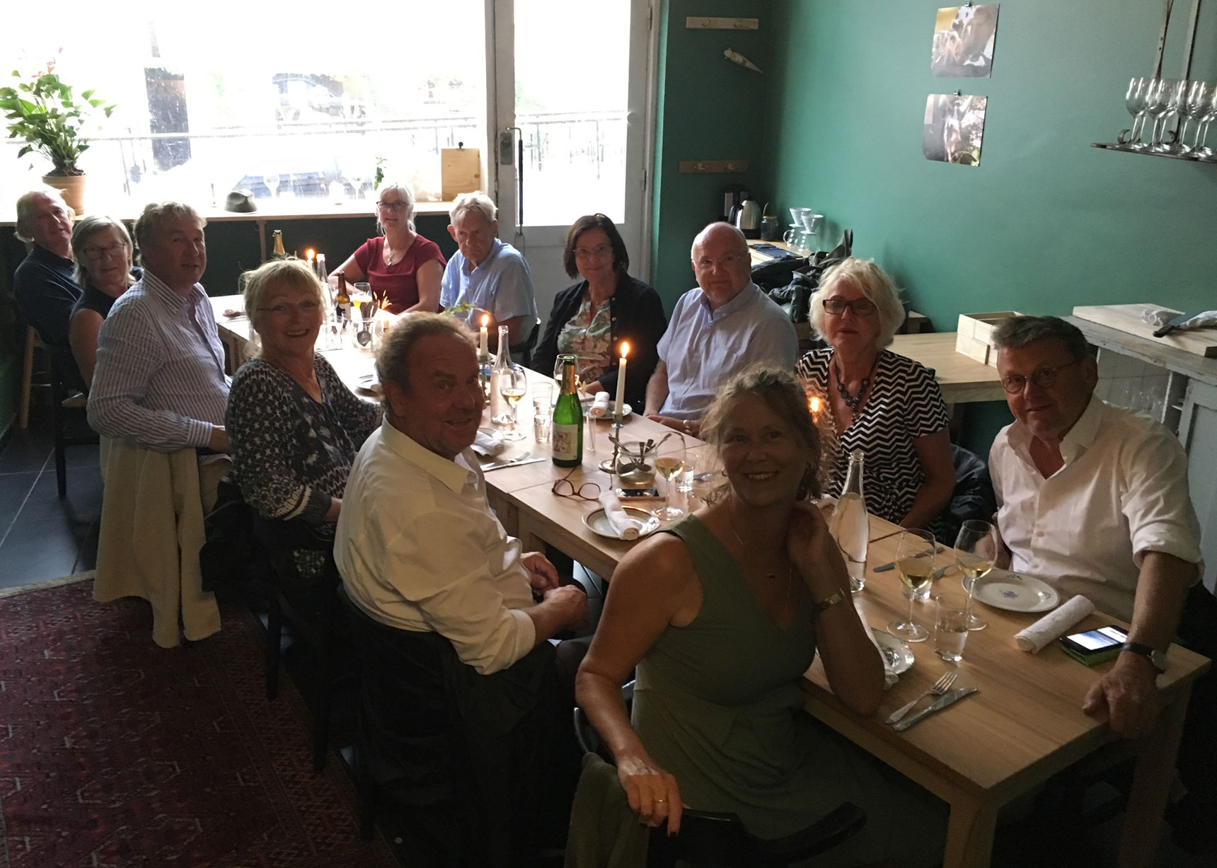 Avslutning på Vinberga restaurang