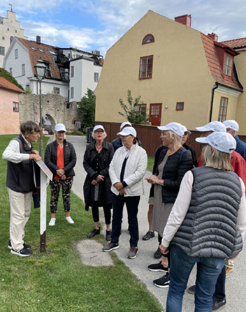 Guidning i Visby